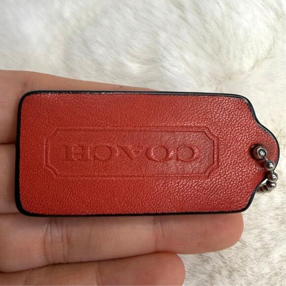 2” COACH Legacy Fob Bag Charm Hang tag Hangtag - Picture 2 of 3